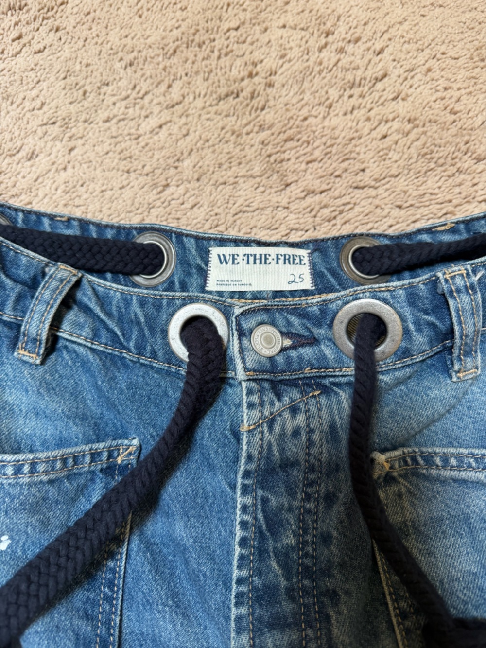 Moxie pull up barrel jeans free people - Picture 4 of 5